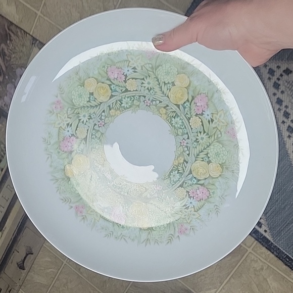 Floral Serving Platter Noritake "Bimini"EUC,Gorgeous - Picture 2 of 7